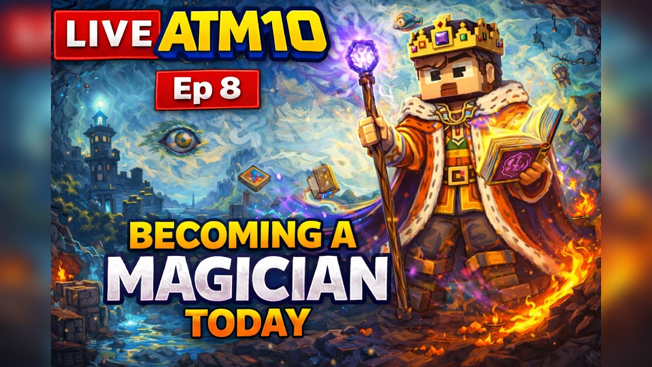 Ep 8 ATM 10 | Becoming A Magician Today | Minecraft | Hindi
