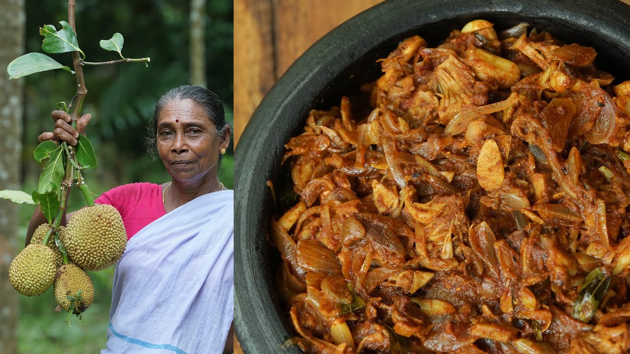 Kerala Style Idichakka Masala Curry - Tender Jackfruit Curry