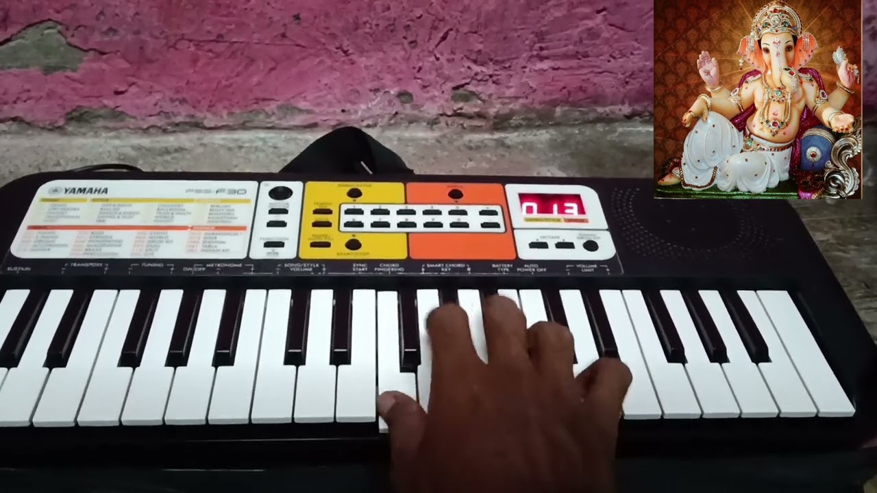 Ganesh chaturthi piano  song name PARVATICHYA BALA