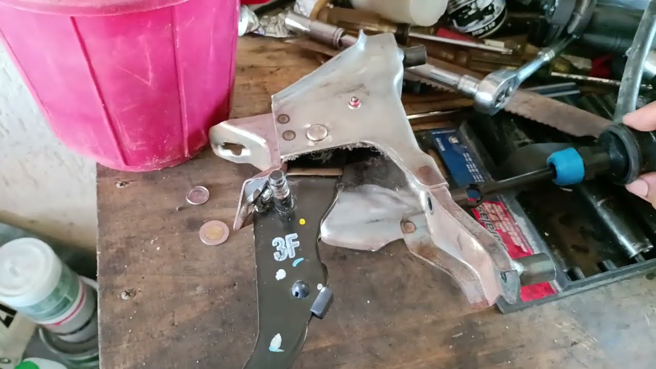 Modificación de pedal de clutch de versa 2015, le faltaba carrera.