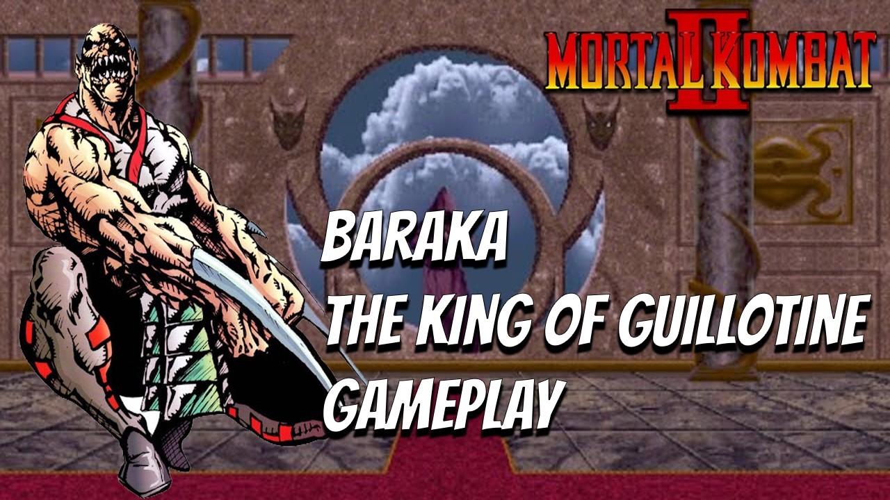 MK2 Arcade ► Baraka The King of Guillotine Gameplay ► Flawless Run