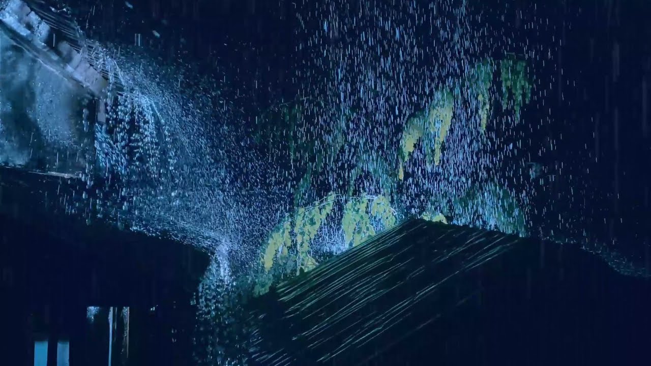 6 Hours of Steady Rain Under a Tin Roof | Quiet Night Sleep