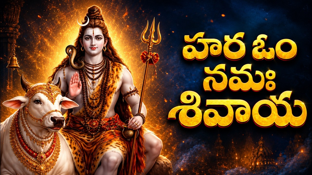 Om Namah Shivaya Telugu | ఓం నమశివాయ |Powerful Shiva Devotional Songs Telugu | Monday Special Songs
