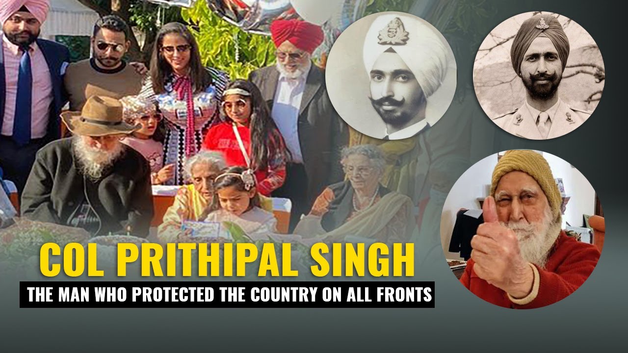 World War 2 veteran colonel Prithipal Singh Gill, Served In Indian Army, Navy & Air Force Turns 100