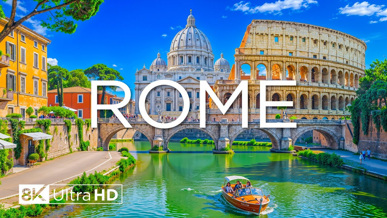 Rome 8K &ndash; Eternal City: Sunset Alleys, Ancient Wonders & the Rhythm of Italian Life