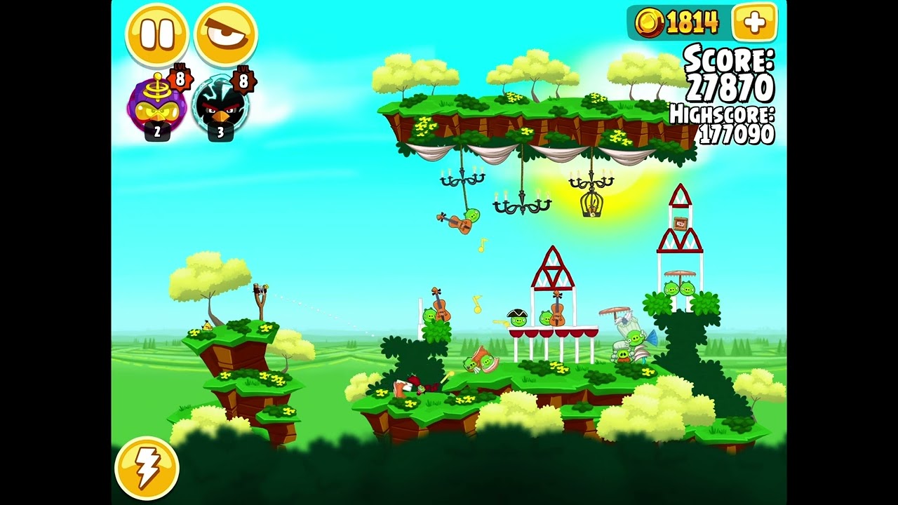 Angry Birds Seasons Marie Hamtoinette 🌳⛲️All Levels