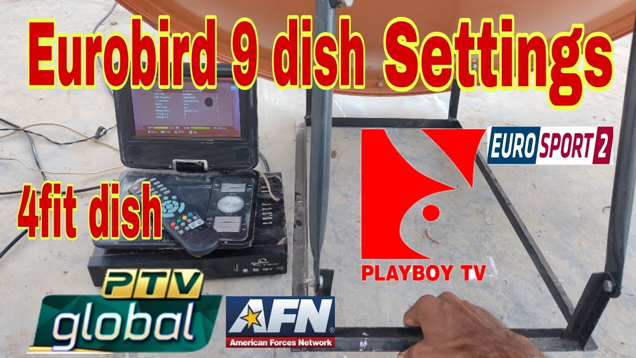 Eurobird 9e dish settings | How to set Eurobird 9e dish settings