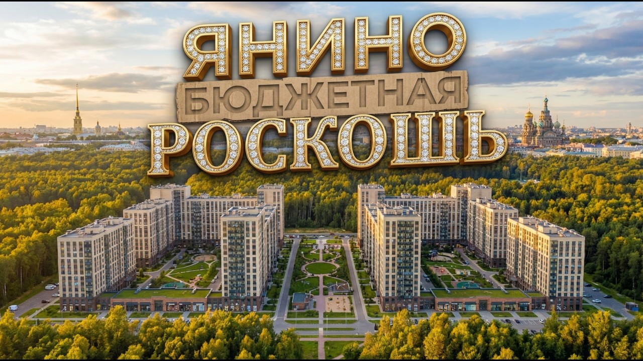 ЯНИНО - Район Питера, который не станет МУРАВЕЙНИКОМ / обзор