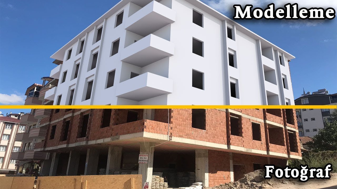 Sketchup İle Fotoğraf Üstünden Bina Modelleme Part : 1