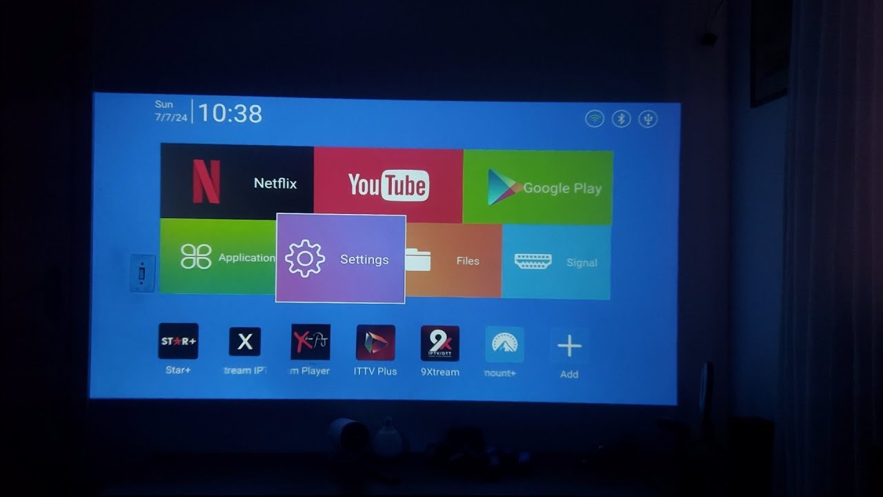 Projector Hy350 / Developer mode and settings