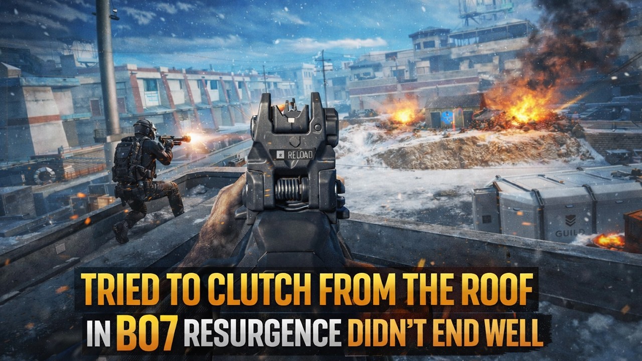 Tried to Clutch From the Roof in BO7 Resurgence Didn’t End Well