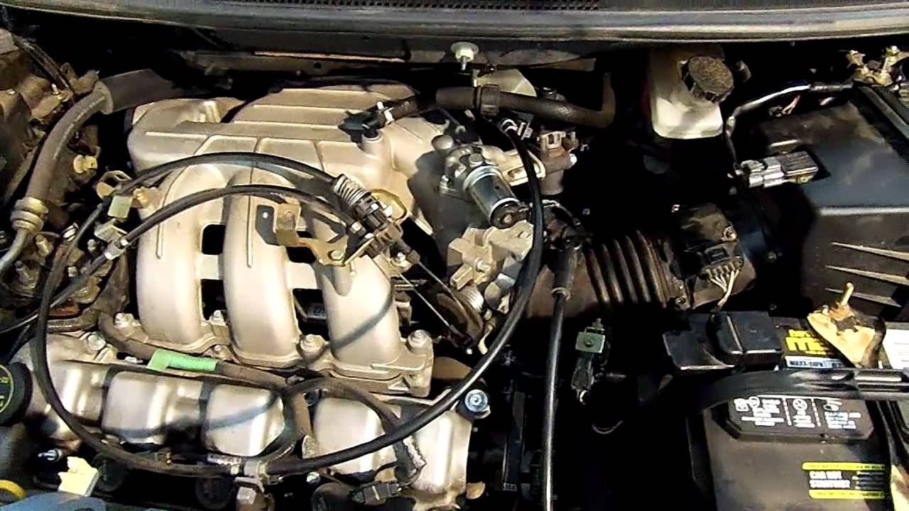 PCV Hose replacement on a 2005 Mazda MPV