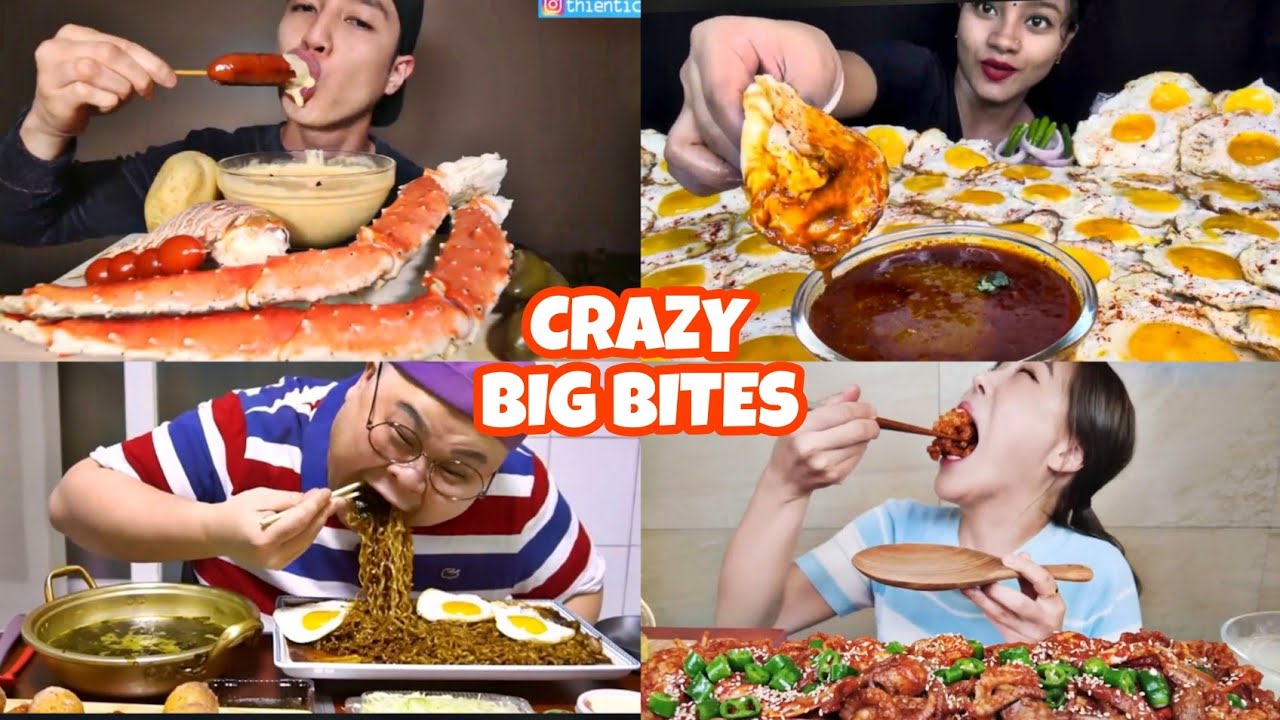 VERY HUNGRY MUKBANGERS EATING COMPILATION PART 3