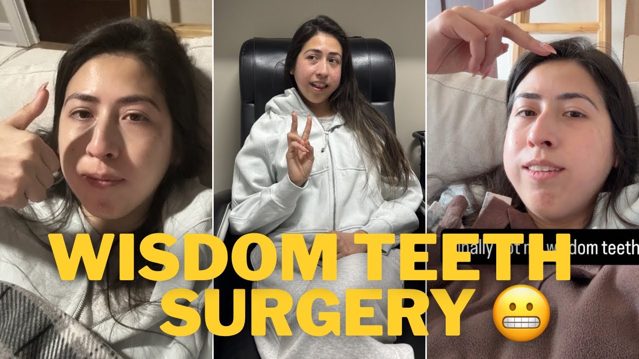 I Got My Wisdom Teeth Removed | Surgery + Day 1–3 Recovery Vlog