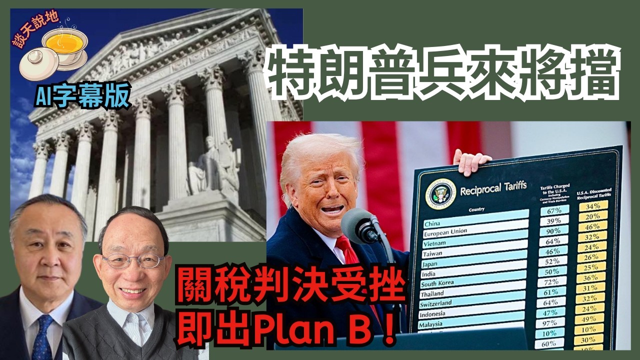 特朗普關稅判決受挫 Plan B上陣冇有怕｜最高法院指徵關稅工具不當 並非反關稅｜韓美基地飛10架F-16黃海玩震懾［談天說地 EP46］#特朗普 #關稅判決 #後備方案上場 #韓美基地 #F16戰機