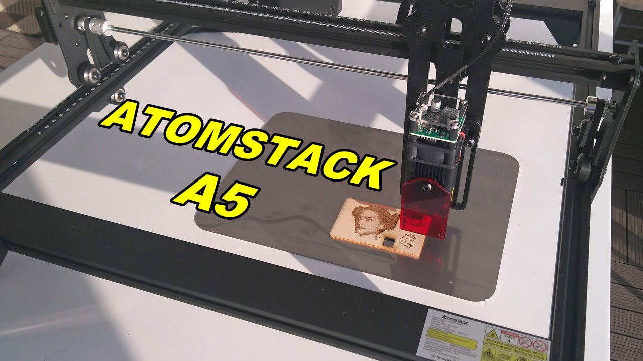 Atomstack A5 laser engraver unboxing and review