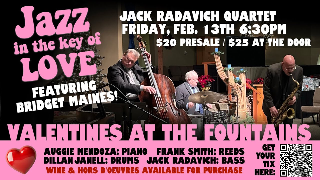 Jazz in the Key of LOVE | Jack Radavich Quartet w/ Bridget Maines & Frank Smith