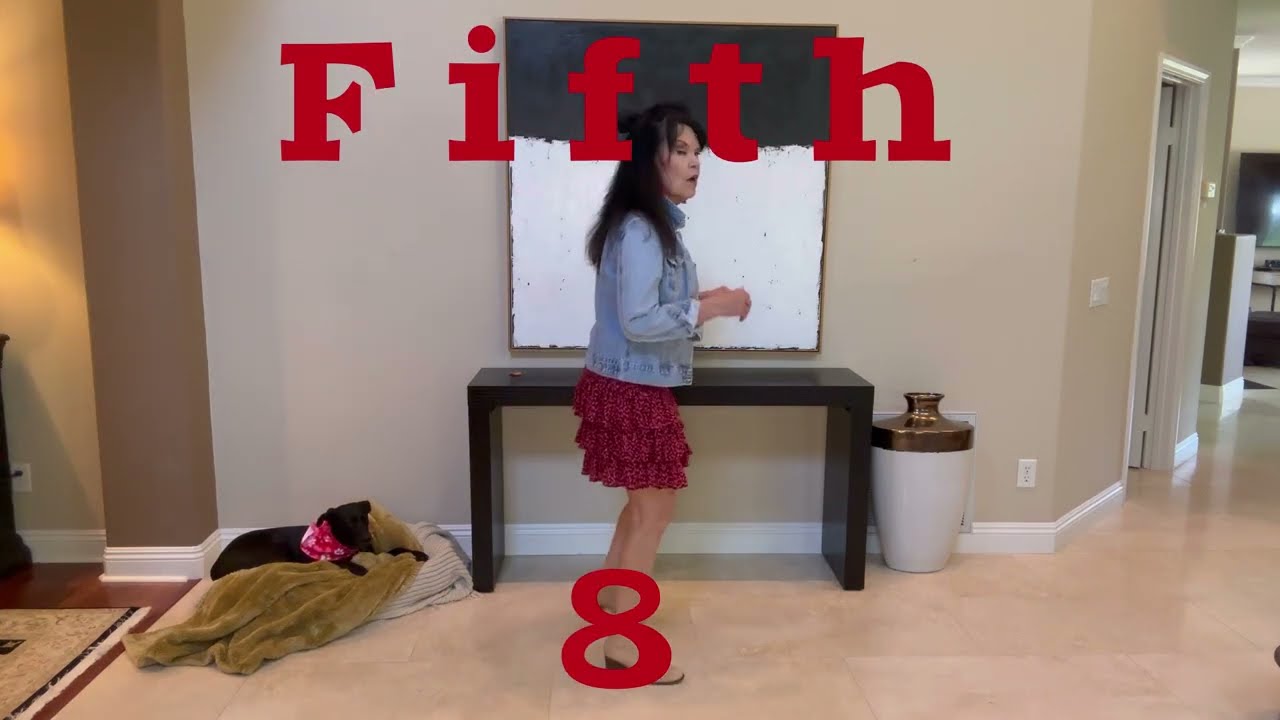 HOT CHA CHA CALIENTE line dance step by step TEACH