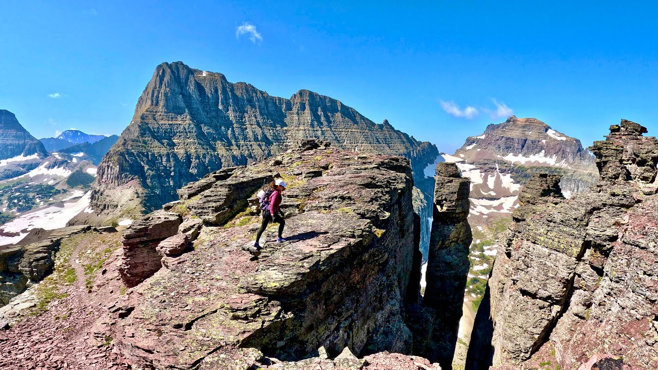 Mount Oberlin from Logan Pass in Glacier National Park