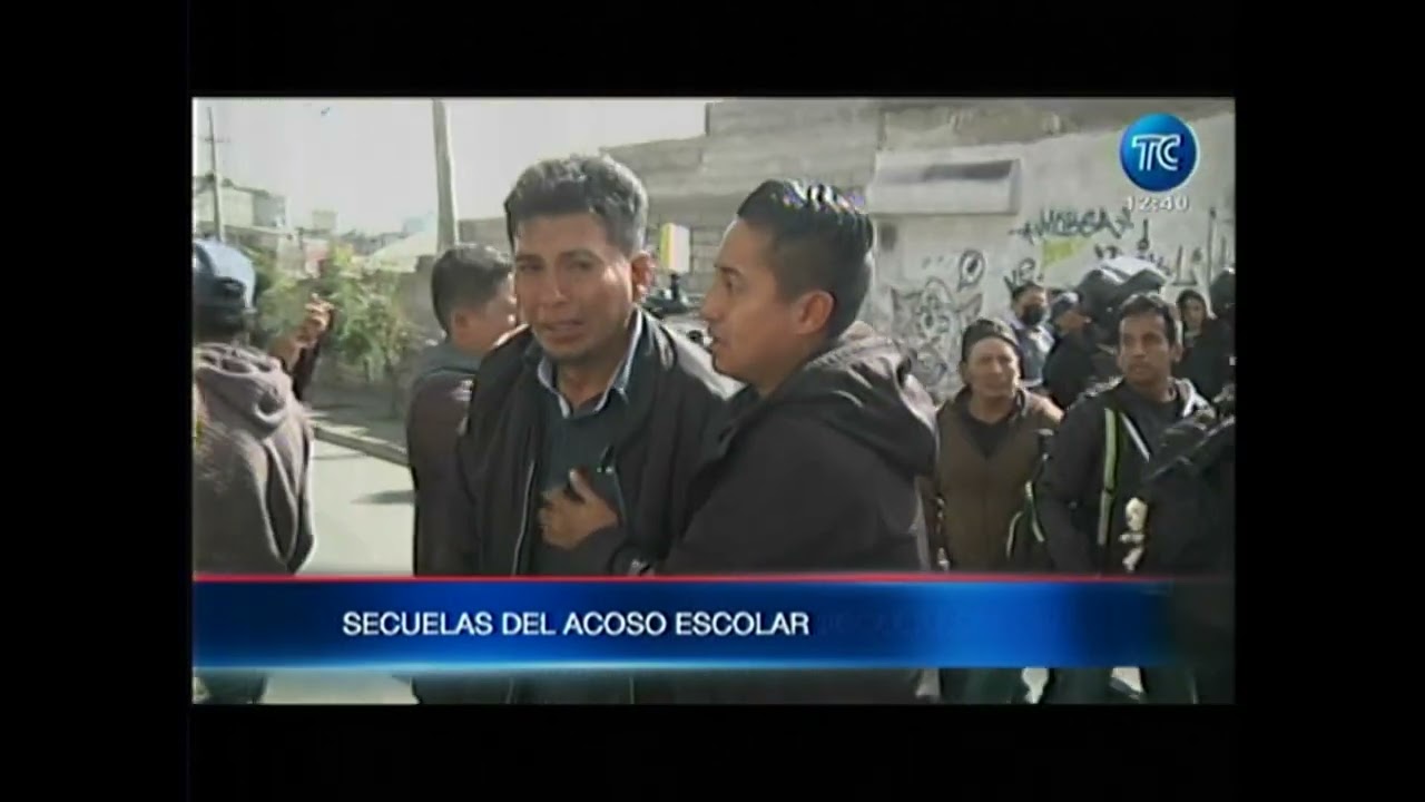 TC TELEVISION SUICIDIO ESTUDIANTE EN COLEGIO DE QUITO 13 04 2023
