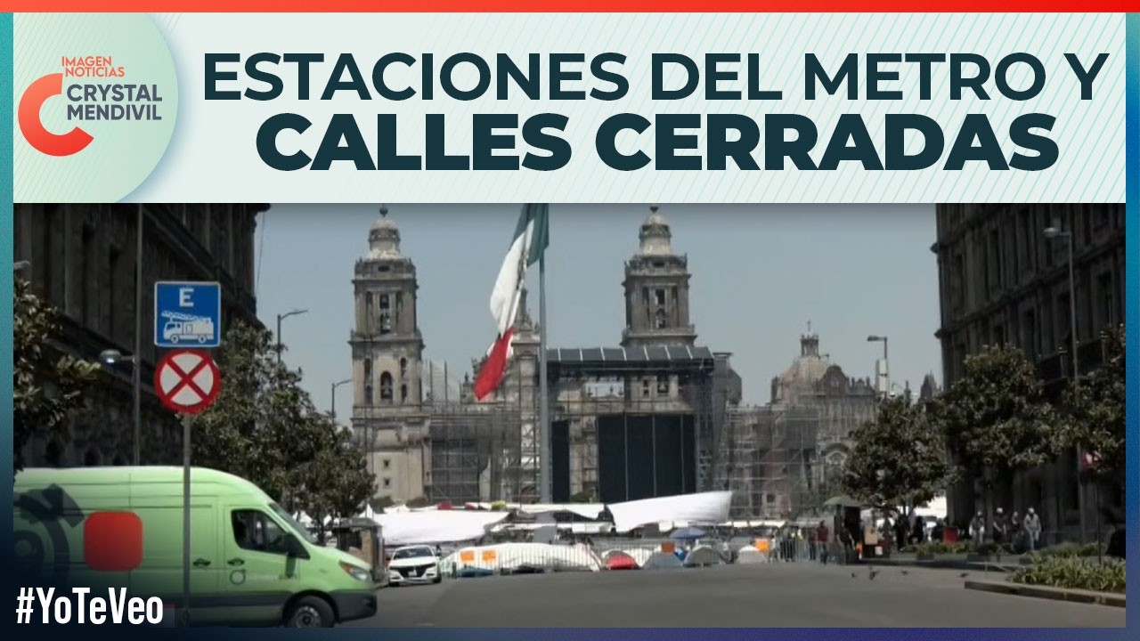 ¿Cómo se encuentra el Zócalo ante el próximo concierto de Shakira en la CDMX? | Noticias con Crystal