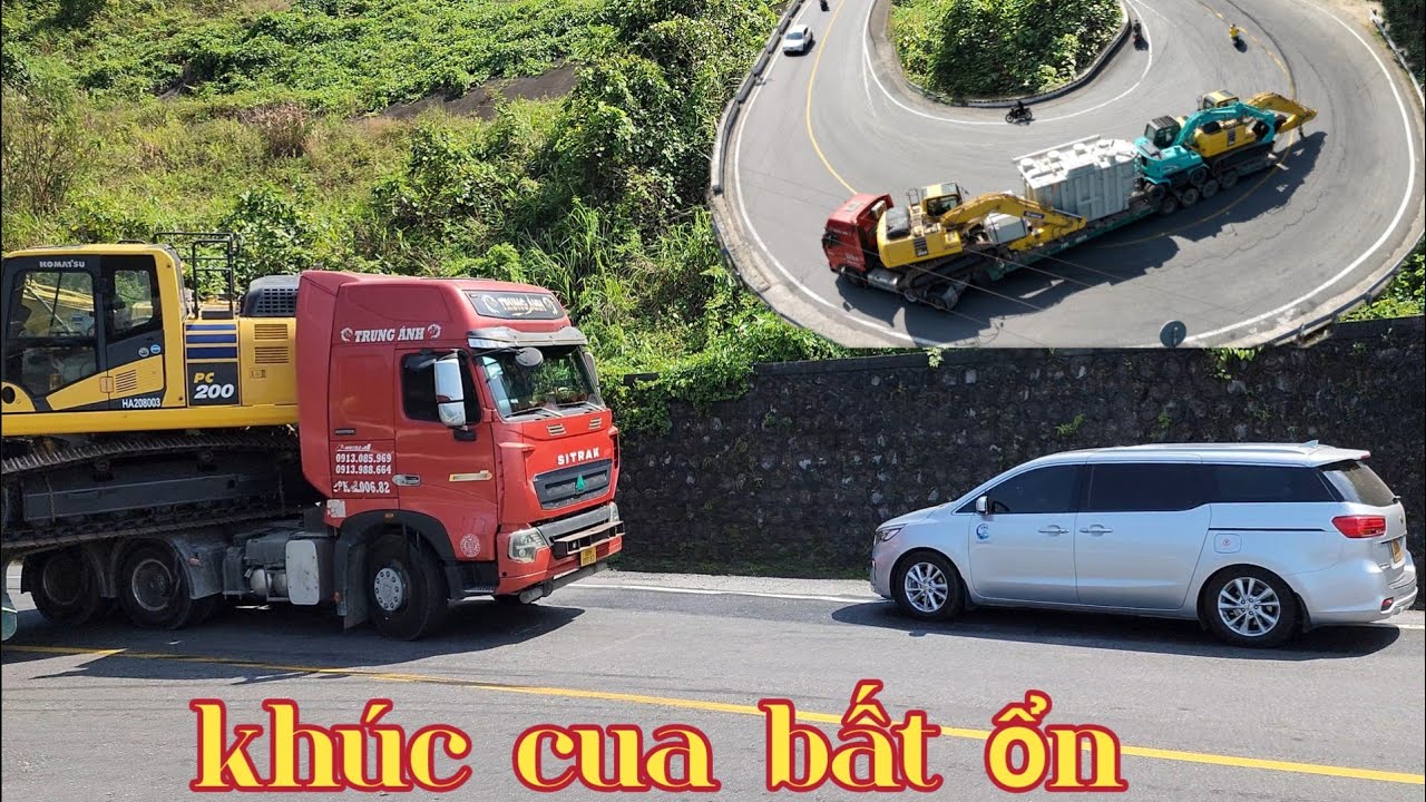 XE ĐẦU KÉO SIÊU TẢI VƯỢT ĐÈO HẢI VÂN | ÁP LỰC LÊN TÀI XẾ VÀ HỆ THỐNG PHANH