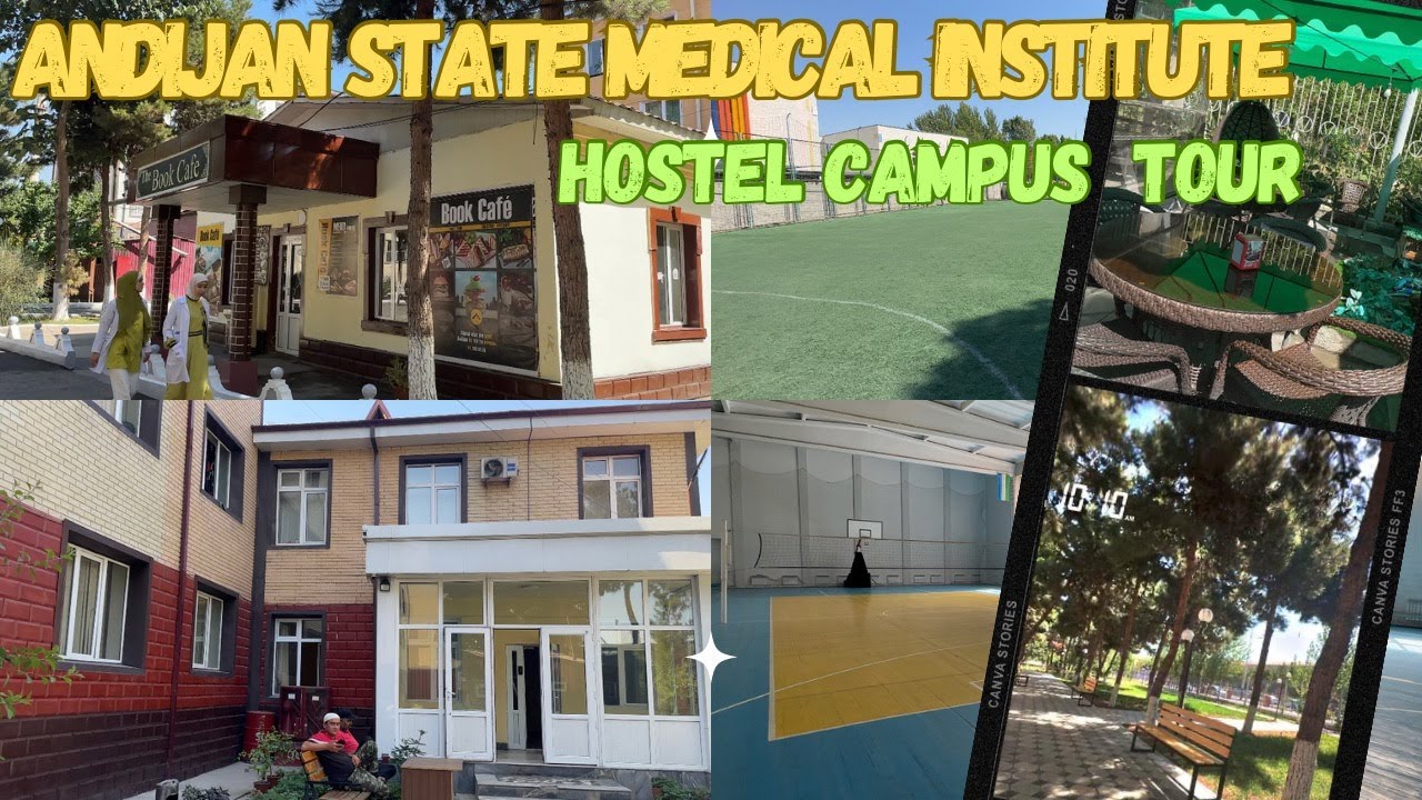 Andijan state medical institute hostel campus tour | hostel campus in andijan