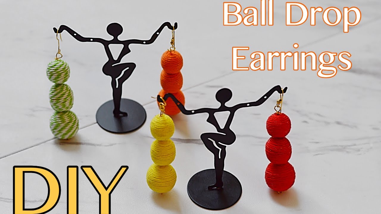 DIY Ball Drop Earrings