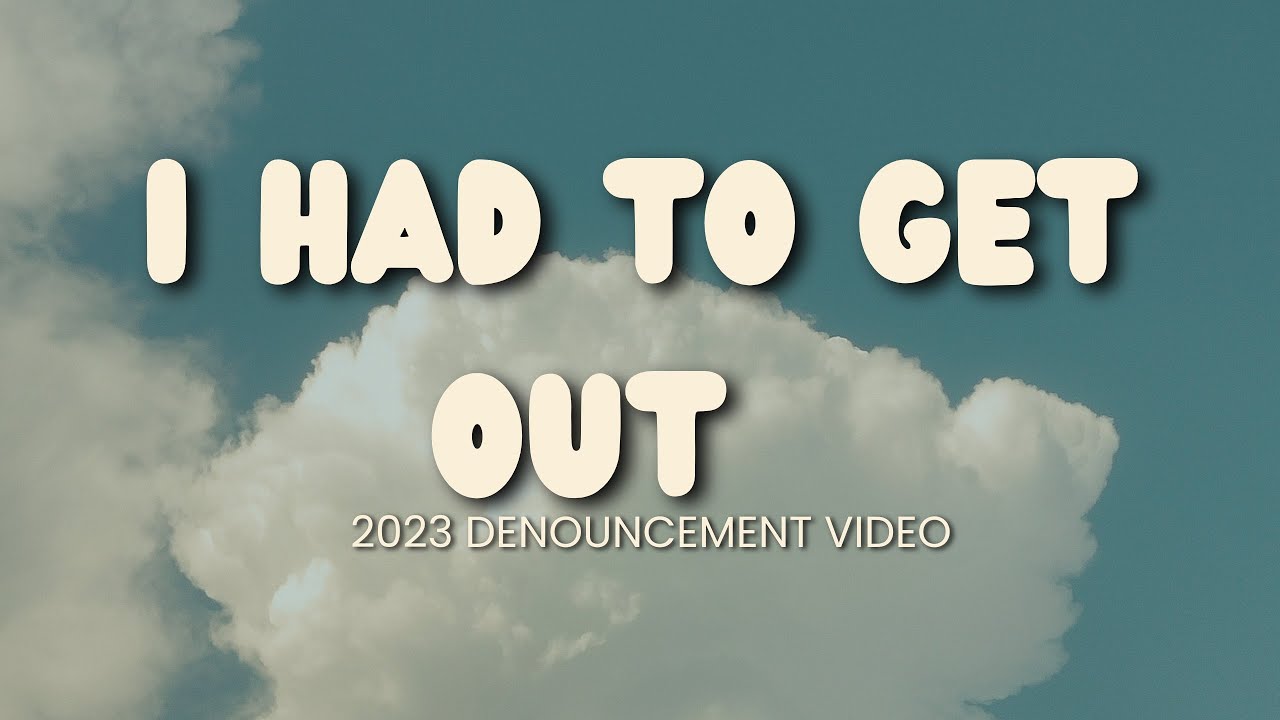 God wanted me to leave