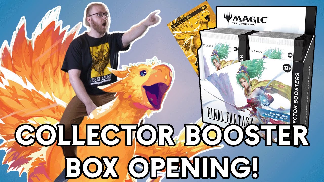 Моё ПЕРВОЕ открытие коллекционного набора Magic the Gathering x Final Fantasy