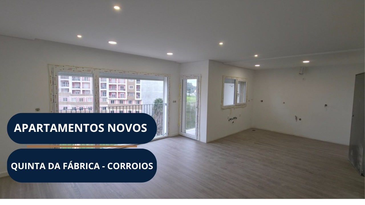 Apartamentos Novos T1, T2, T3 e Duplex na Quinta da Fábrica – Vale Milhaços, Corroios