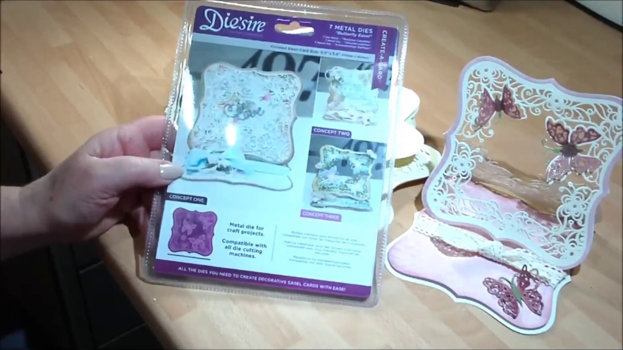 Easel Card Dies from Crafters Companion