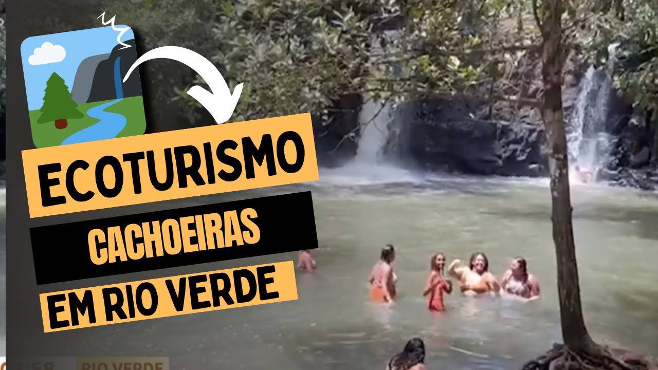 Rapel e almoços em cachoeiras, são opções de ecoturismo em Rio Verde