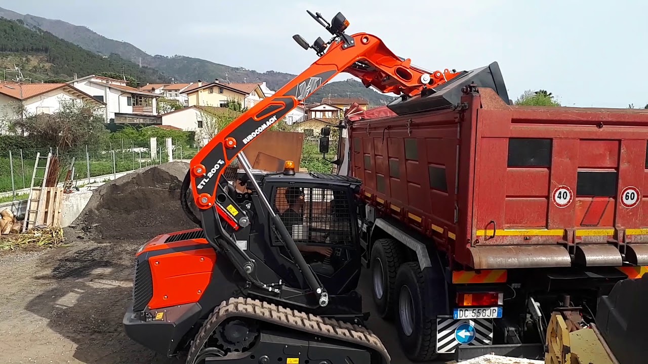 minipala cingolata eurocomach etl200 carico