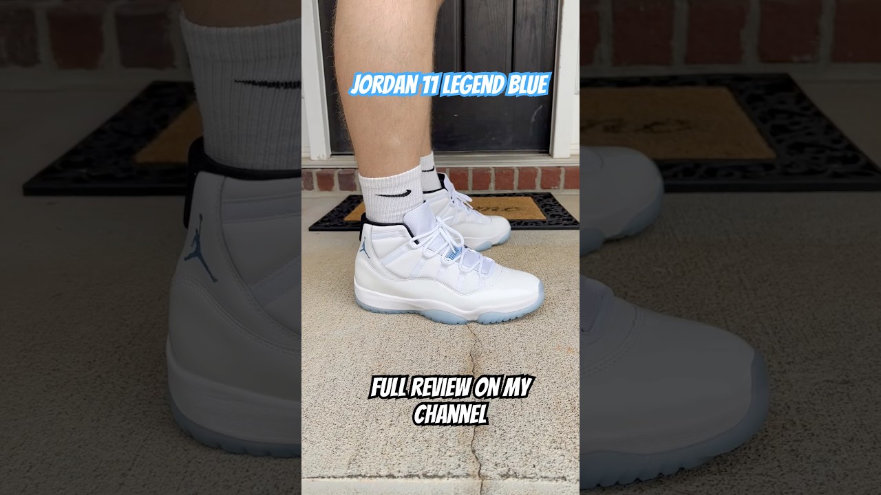 Jordan 11 Legend Blue!  Full review on my channel #jordan #2024 #shoes #review #legendblue