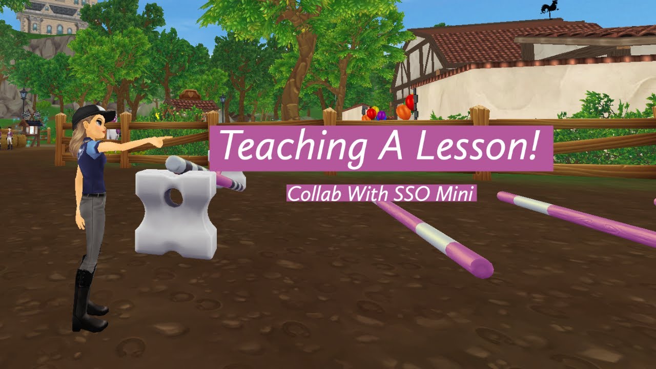 Teaching A Lesson! | Collab With @MiniSSO | SSO RRP | Ashley Eventing