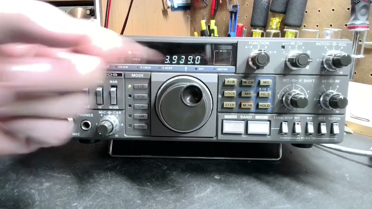 Kenwood TS 430s Turning it on after a long time.