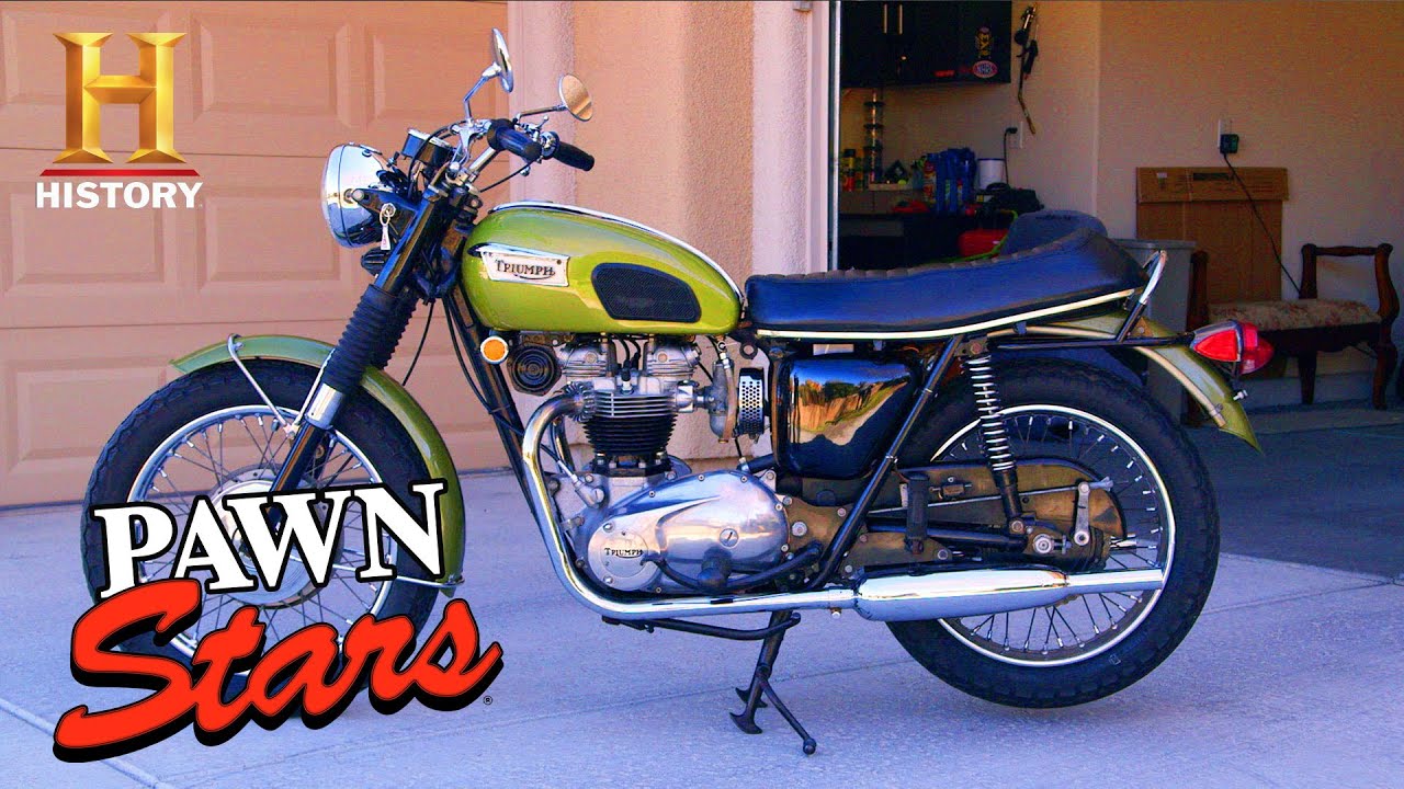 Rick’s VICTORY DEAL for Triumph TR6 Motorcycle (Season 18) | Pawn Stars