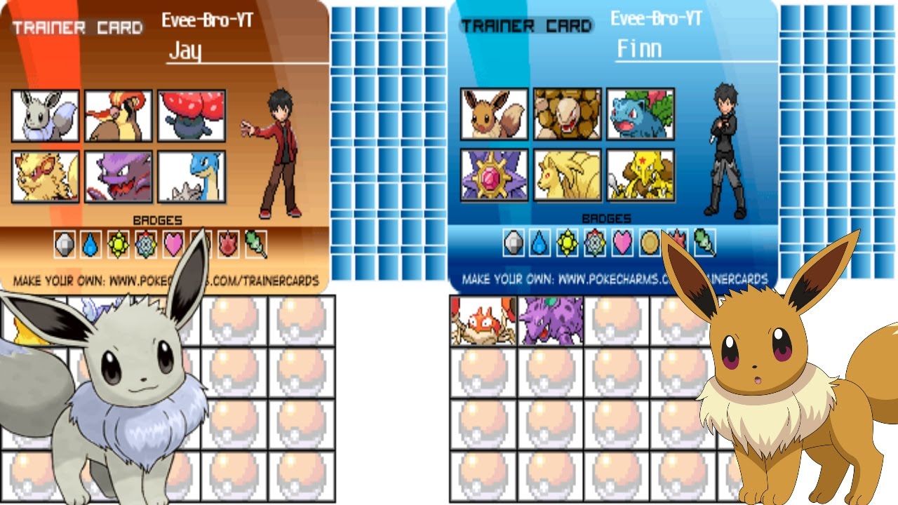 Pokémon Brothers Trainer Card (Kanto) - 1