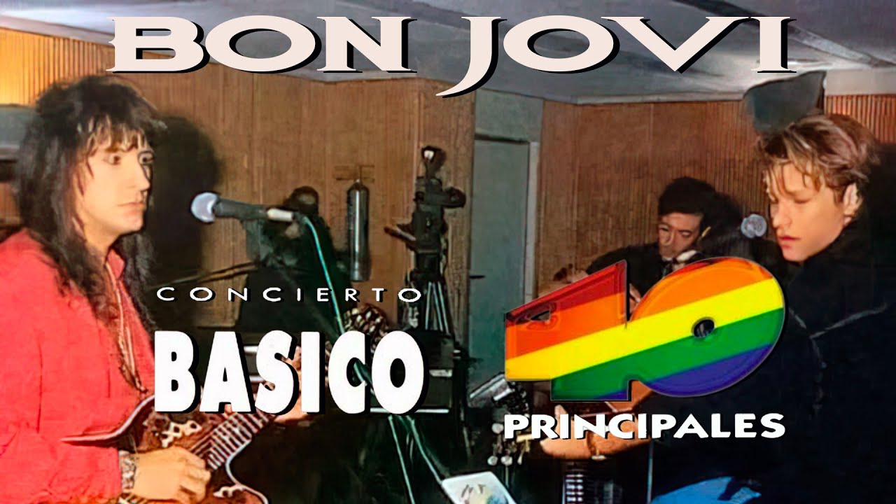 Bon Jovi - Concierto Basico - Los 40 Principales - Madrid 1992 - Proshot Full HD