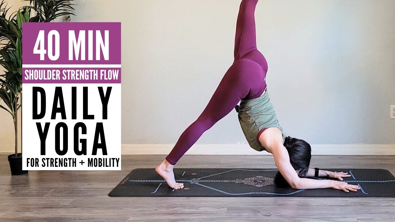40 Min Shoulder + Upper Back Strength Flow | Yoga for Better Posture