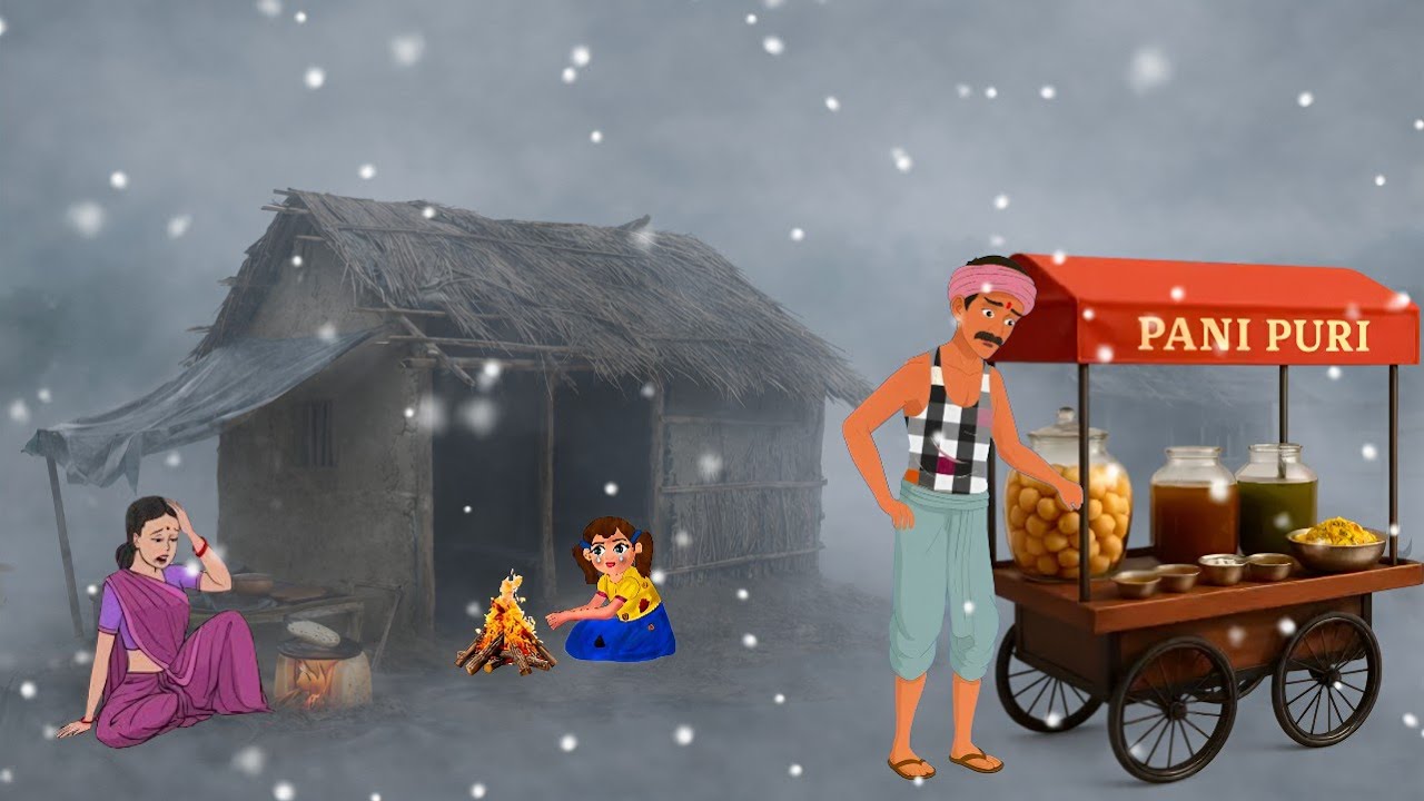 ठंड, बारिश और कर्ज में फंसा गोलगप्पे वाला |Hindi kahani | हिंदी कहानी | Bedtime stories|Moral story 