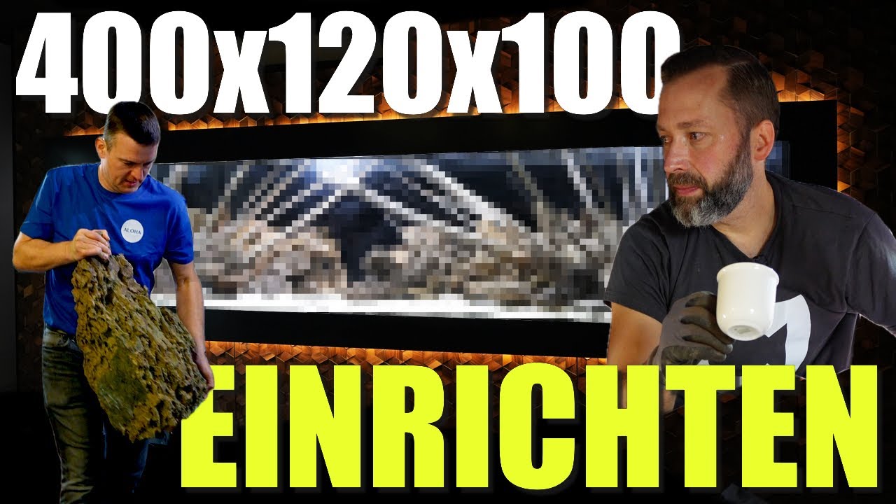Aquascaping EXTREM! 5000 Liter Süßwasser Aquarium bei  @koellezoo  bekommt eine neue Einrichtung!