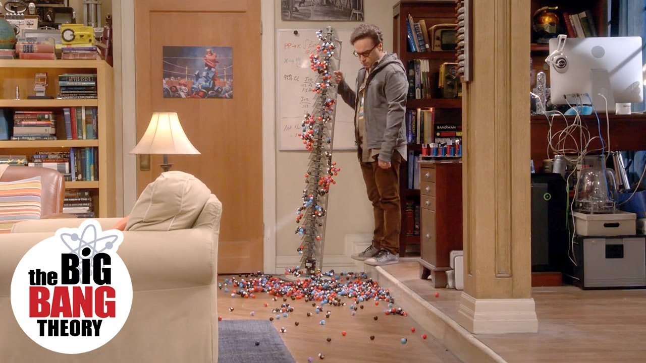 Leonard Breaks the Molecule Display | The Big Bang Theory