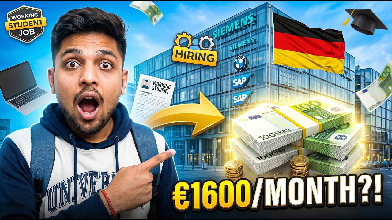 How to Get Working Student Jobs in Germany 🇩🇪 ( Salary & Benefits Explained! )