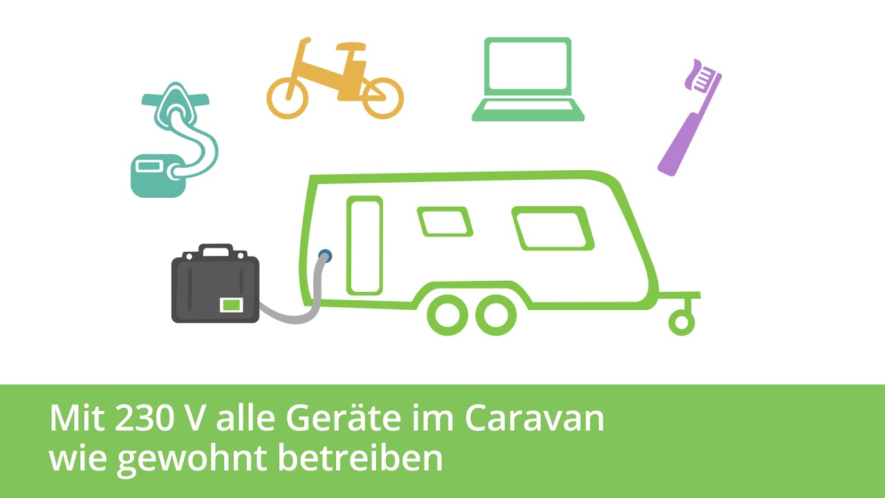 autarker.de Stromkoffer CamperCase Stromversorgung f&uuml;r Wohnwagen, (Dach-)Zelt, Schrebergarten