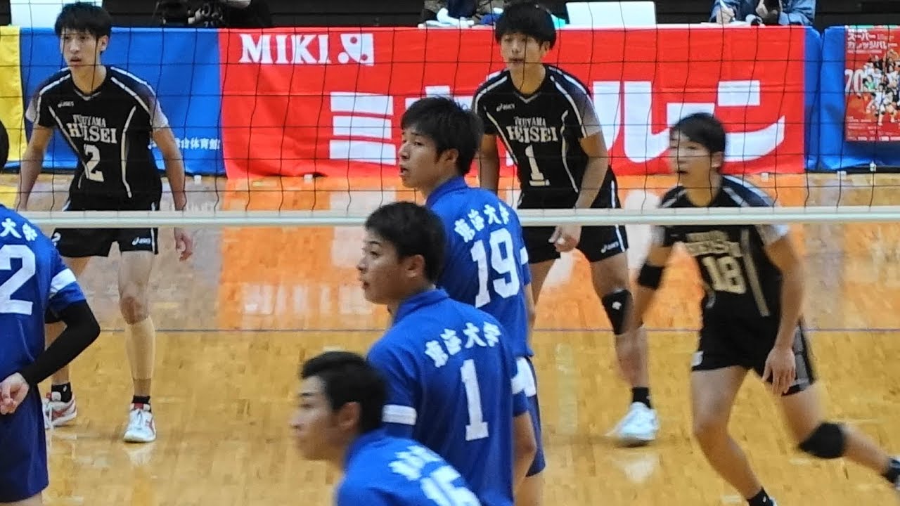 迫田郭志 新井雄大 東海大学vs福山平成大学 第3セット 全日本インカレ2018準決勝 Japan volleyball