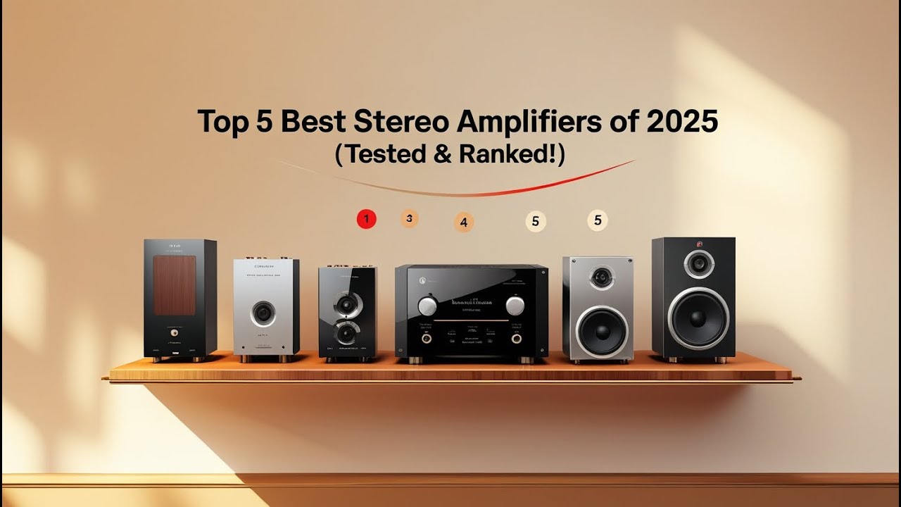 🔥 The 5 BEST Stereo Amplifiers of 2025 (Tested & Ranked!)