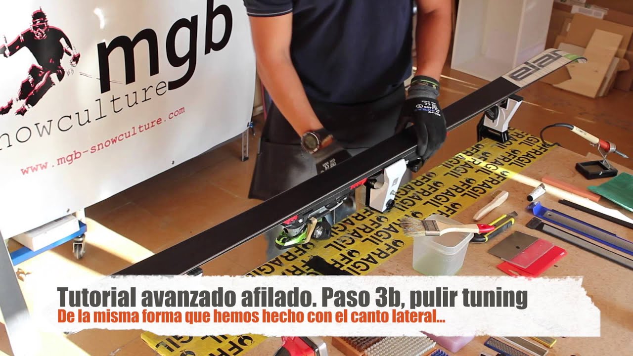 Tutorial avanzado: Cómo afilar los cantos de tus esquís o tabla de snowboard