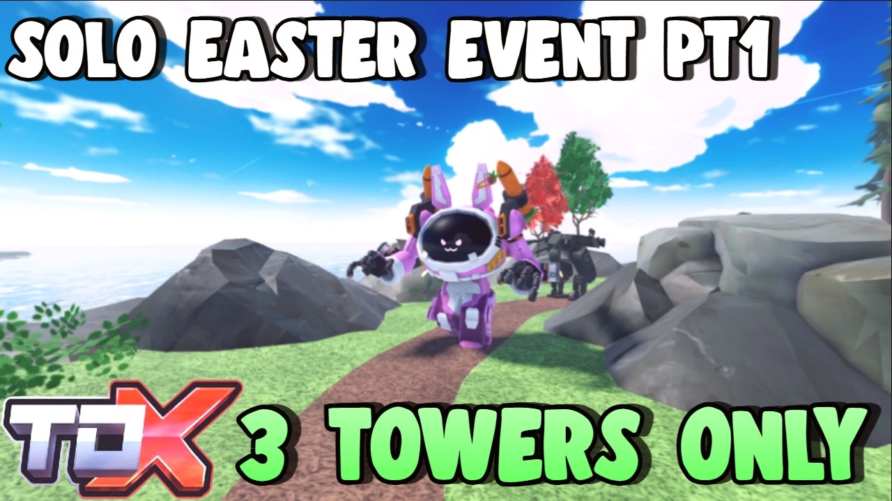 Solo Nightmare Easter with 3 towers ONLY TDX